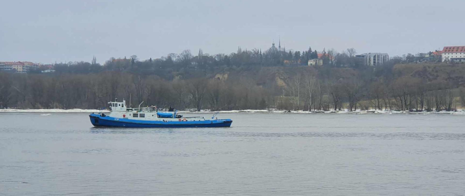 Lodołamacze na Wiśle w Płocku / fot. Wody Polskie