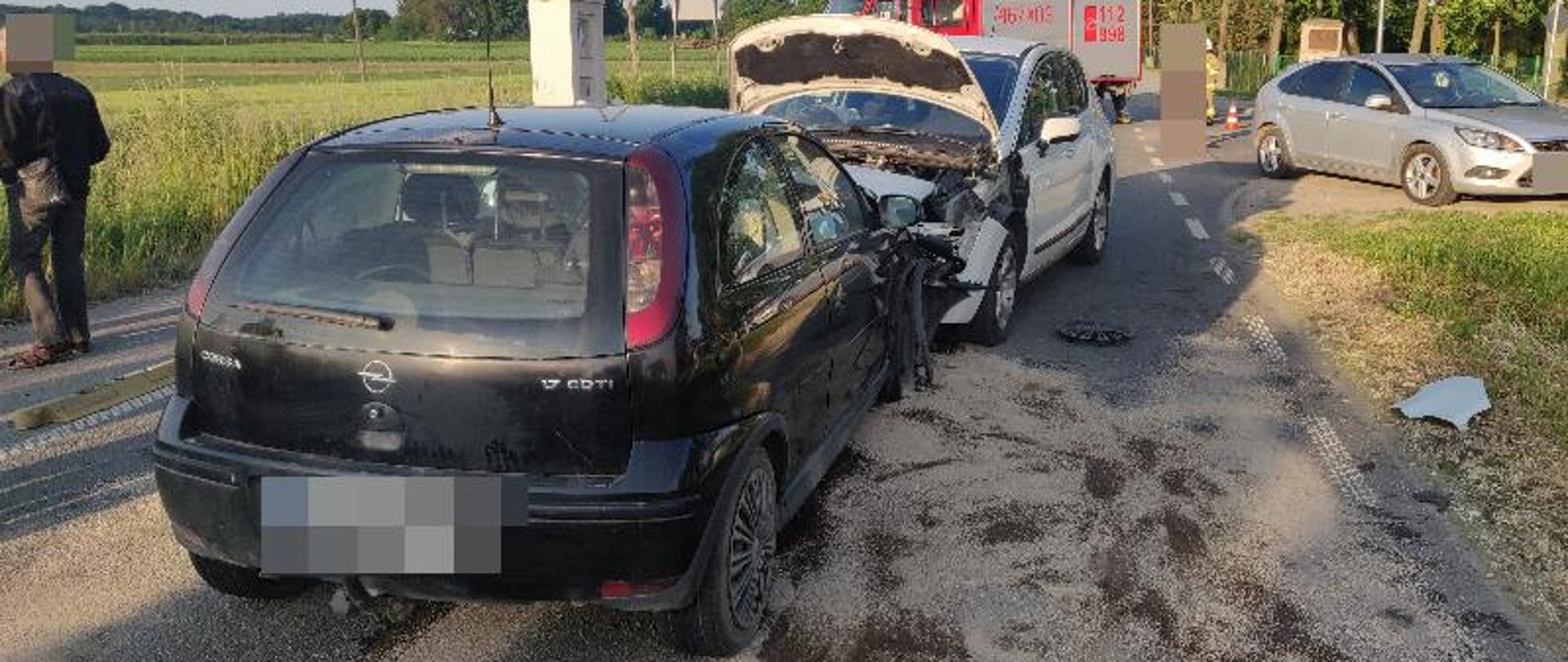 Wypadek drogowy na trasie Morów - Koperniki.