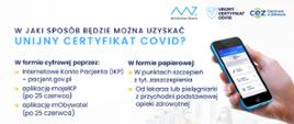 certyfikat COVID