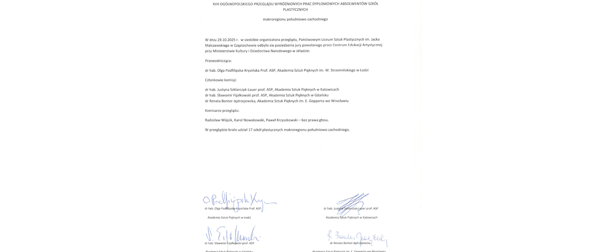 17. Ogólnopolski Przegląd Wyróżnionych Prac Dyplomowych „DYPLOM 2025”