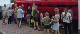 Uczestnicy Krajowego Treningu Reagowania Akademii OLiOC podczas prelekcji strażaków PSP i OSP .