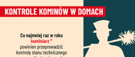 Ulotka informacyjna o postępowaniu w przypadku konbtroli kominów w domach