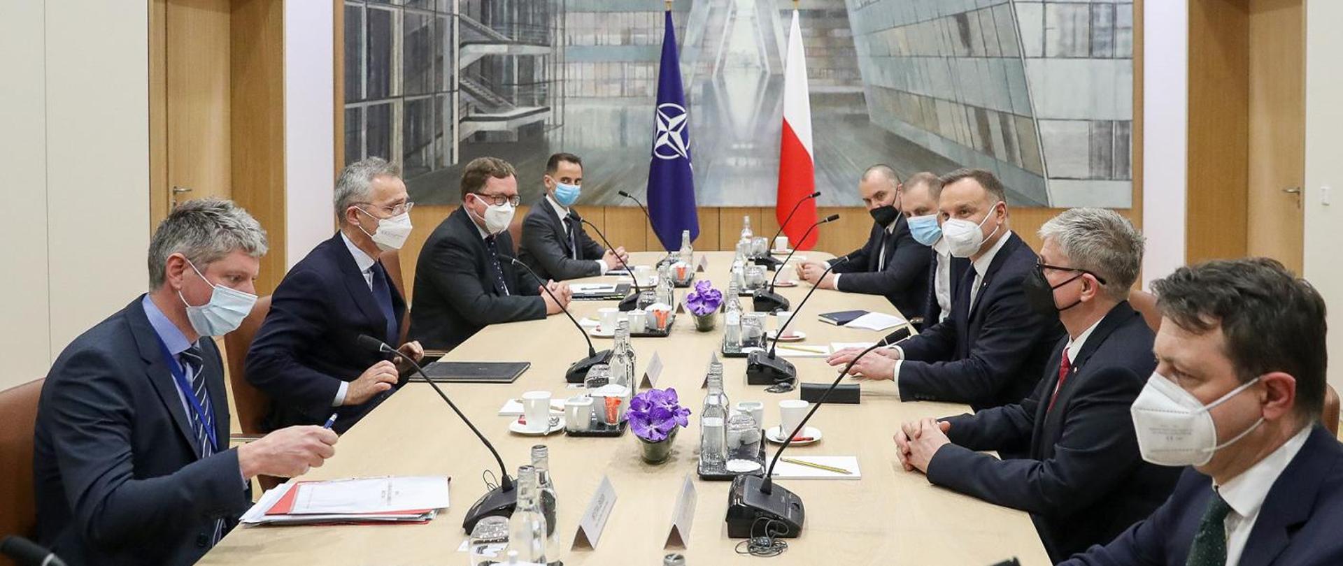President in NATO HQ