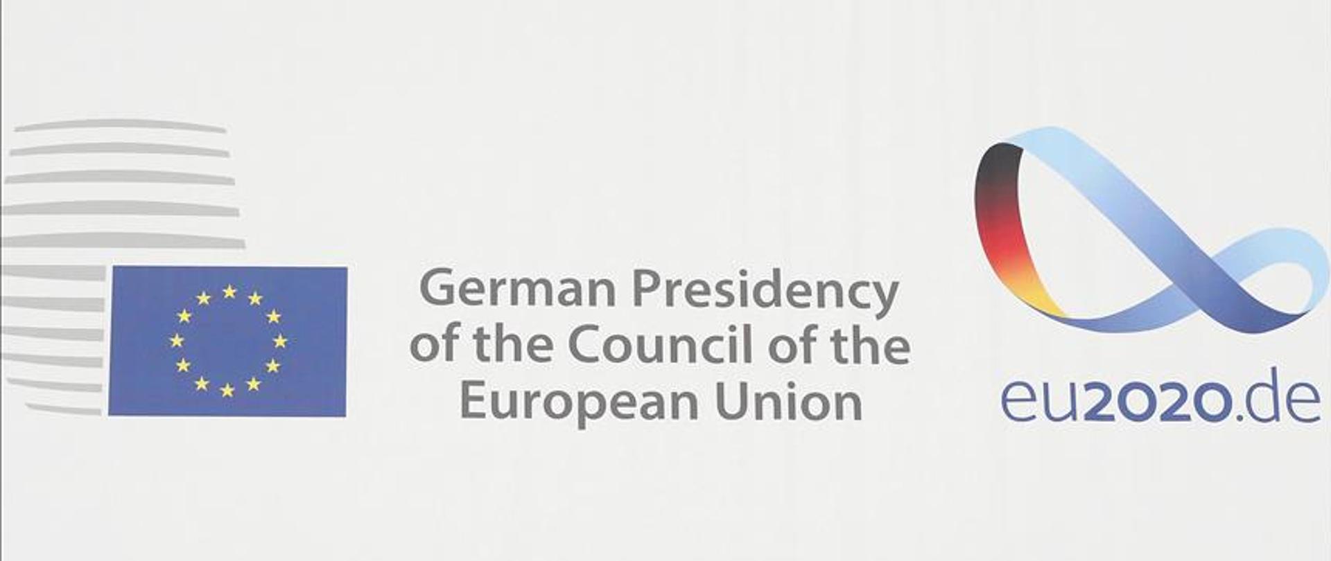 Logo prezydencji Niemiec w Radzie Unii Europejskiej