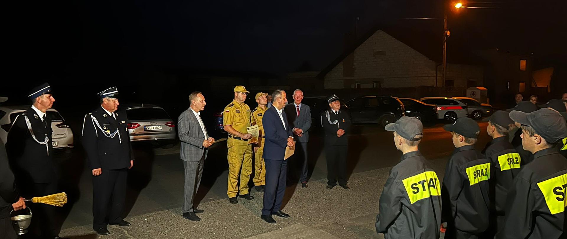 PRZEKAZANIE SAMOCHODU POŻARNICZEGO