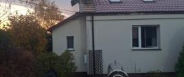 Budynek mieszkalny zniszczony przez pożar