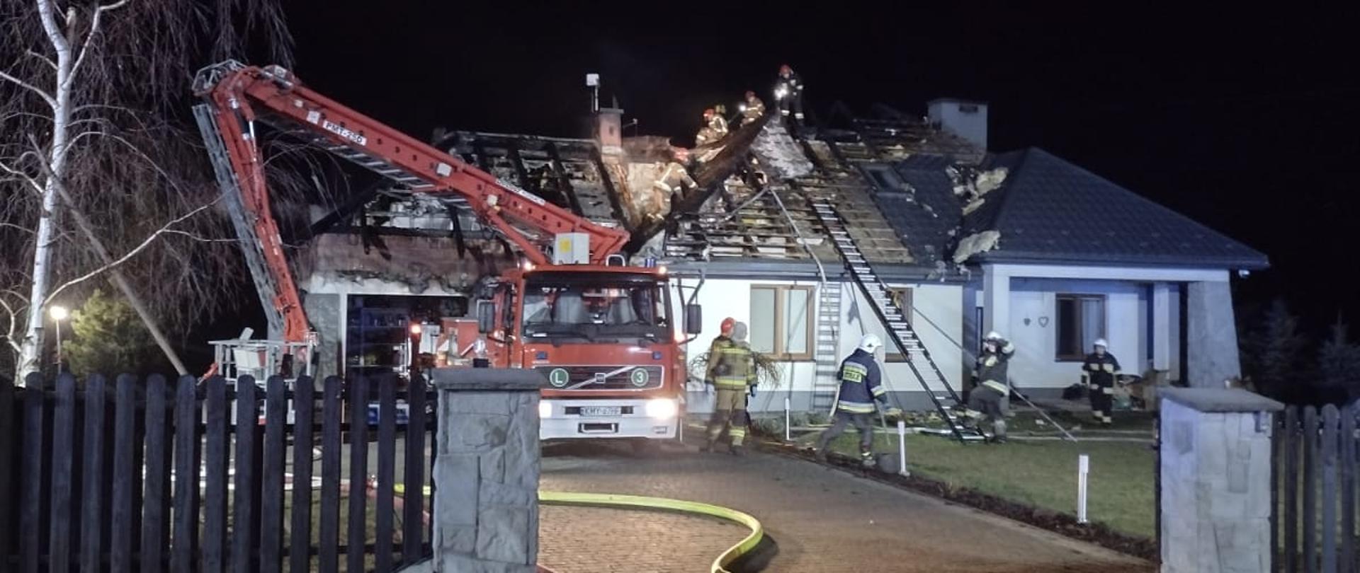 Pożar w m. Krzyworzeka