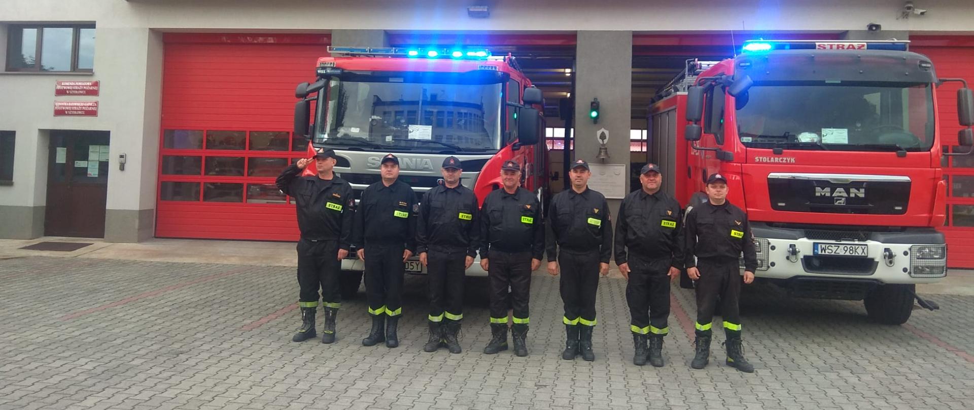 Minuta ciszy, uczczenie pamięci zmarłego Strażaka z KM PSP Grudziądz