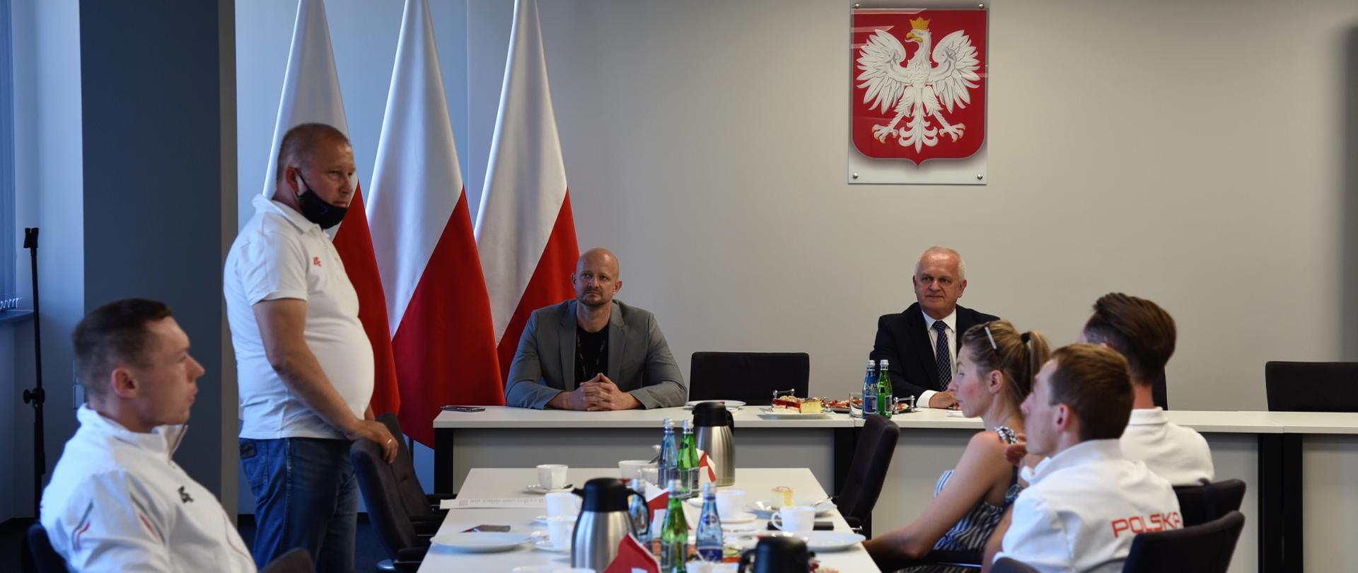 Przemawia Zbigniew Lewkowicz trener GZSN „START”