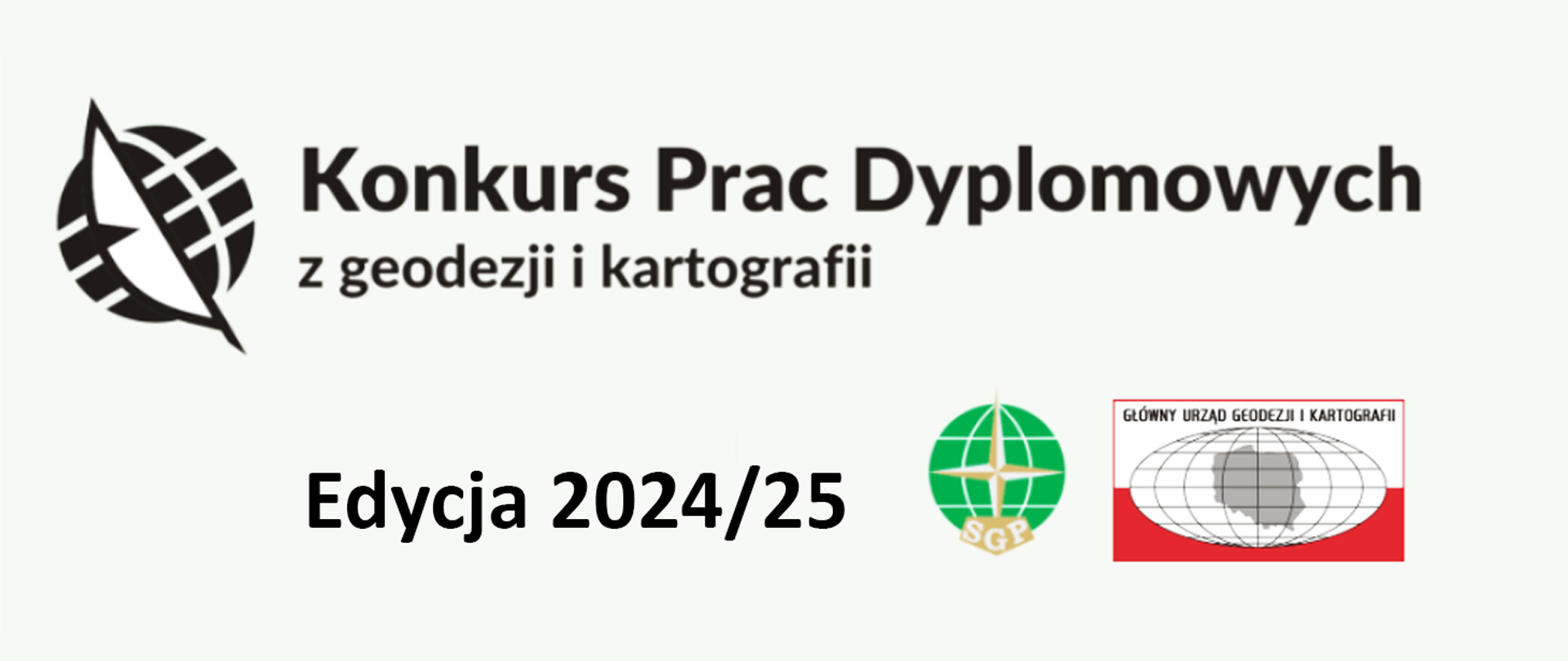 Baner z informacją o konkursie
