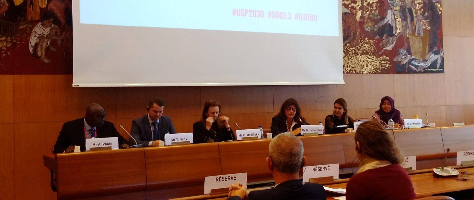 Tydzień debat o globalnej ochronie socjalnej w Międzynarodowym Biurze Pracy