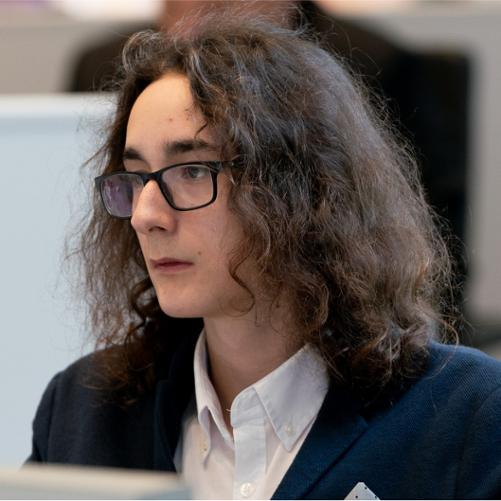 Zdjęcie przedstawia Stypendystów Miasta Szczecin