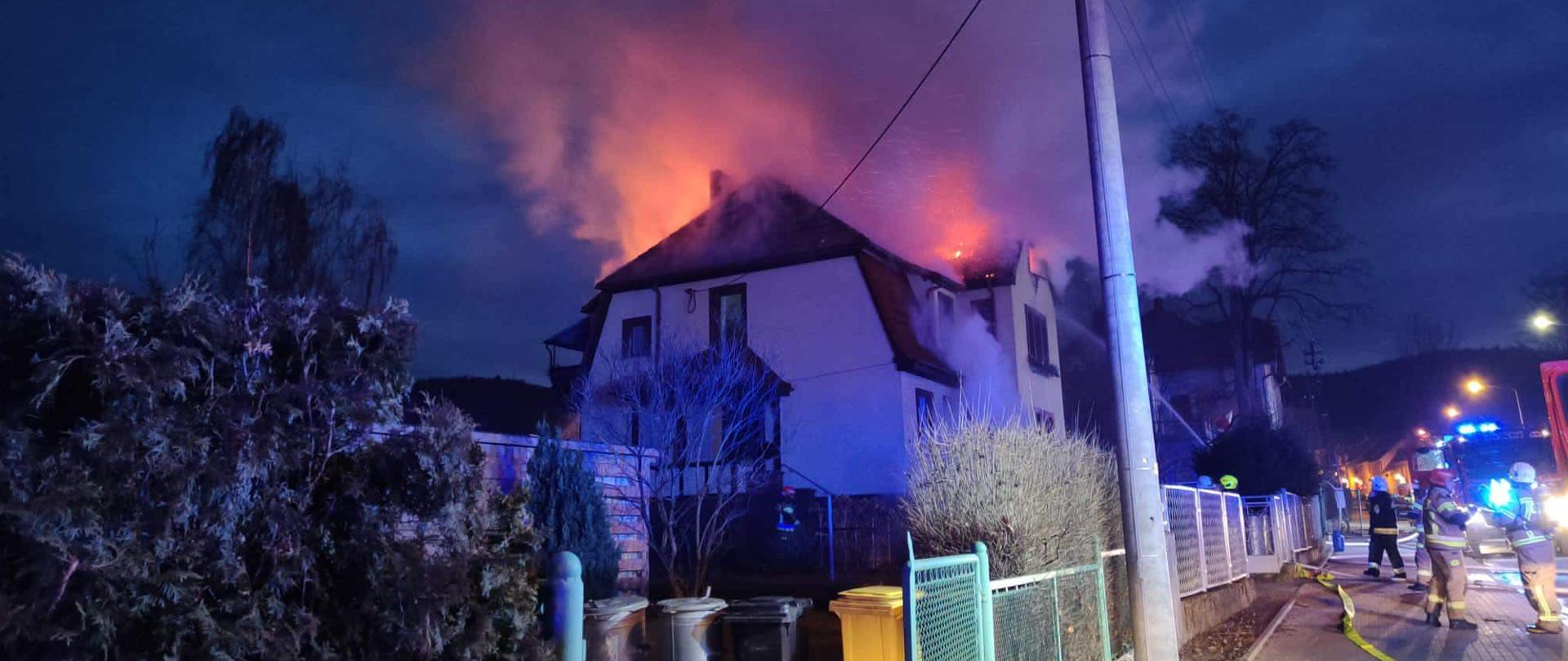 Pożar domu Złoty Stok