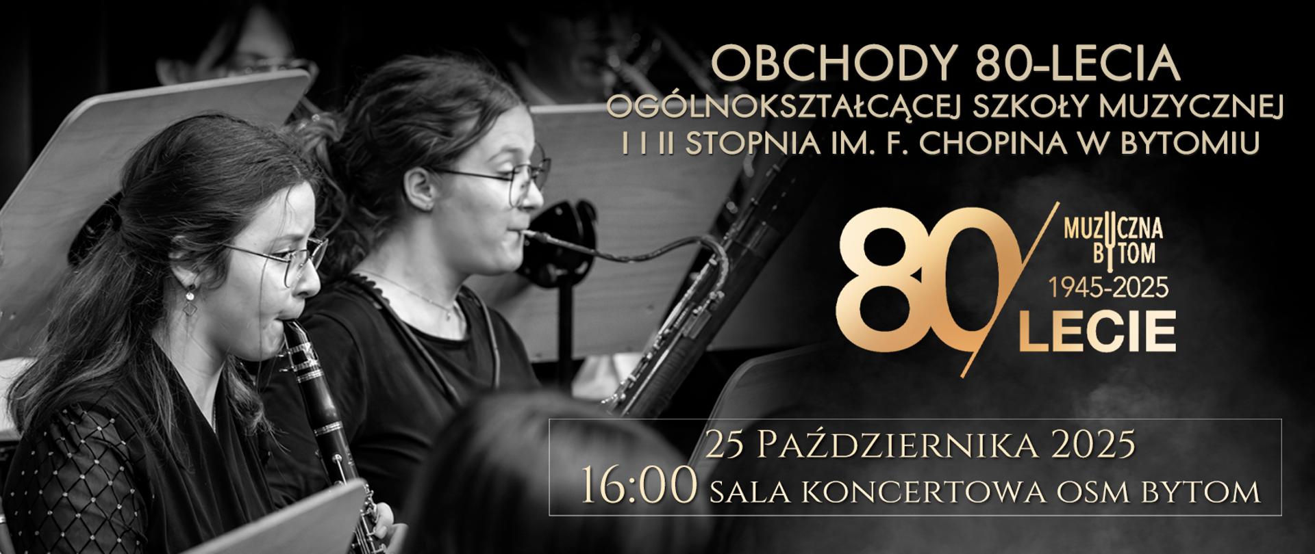 Baner promujący koncert szkolny