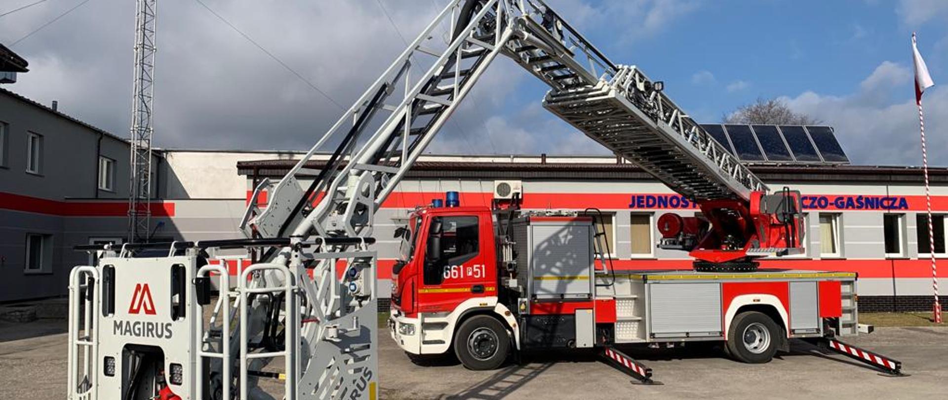 Nowa drabina mechaniczna SD-31 na wyposażeniu złotowskiej JRG