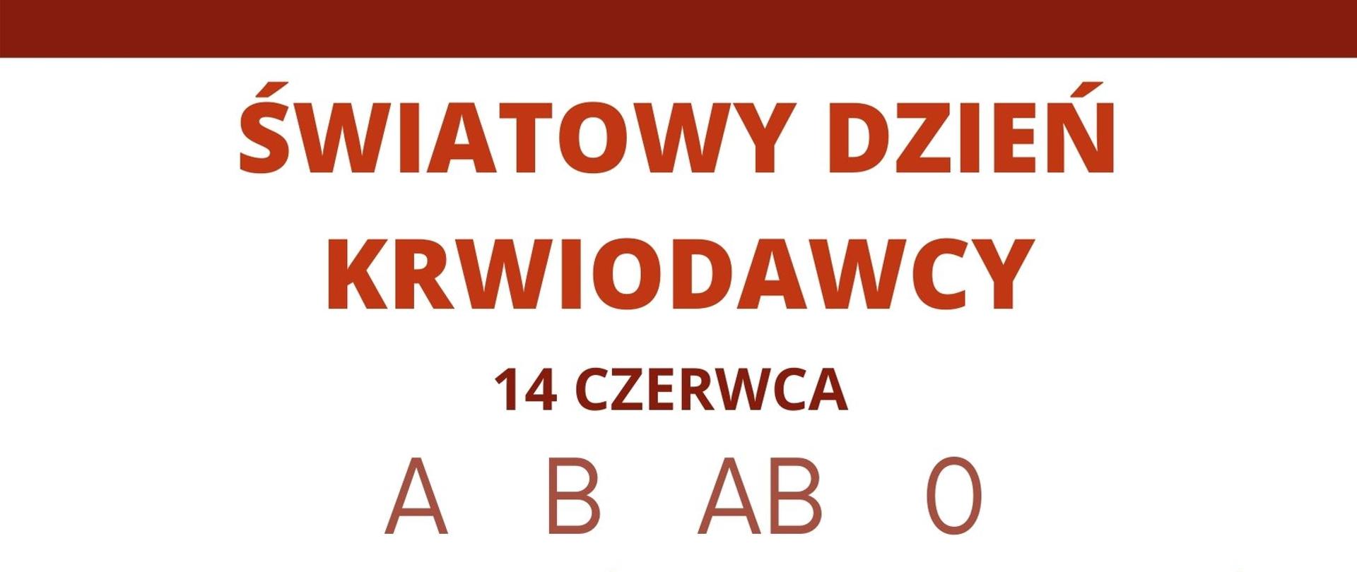 Światowy Dzień Krwiodawcy 2021