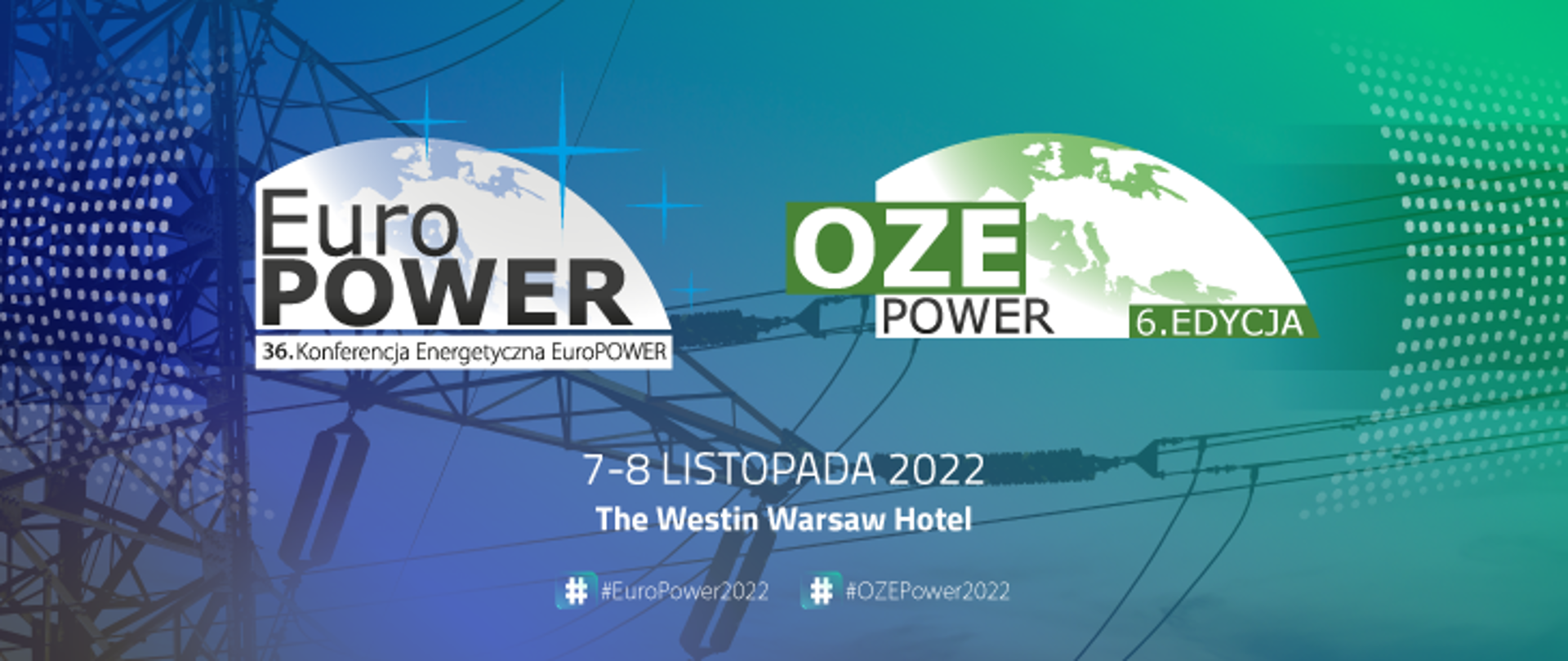 Plansza informacyjna 6 edycji Konferencji EuroPower i OZEPower 