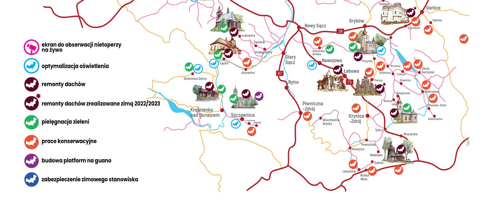 Miejsca bytowania nietoperzy w Małopolsce – przyrodniczo-kulturalna atrakcja turystyczna Małopolski.
