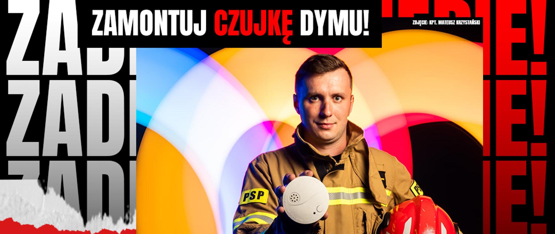 Kampania informacyjna dotycząca instalacji czujek dymu i czadu! 