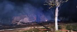 Pożar stodoły w Łędławkach