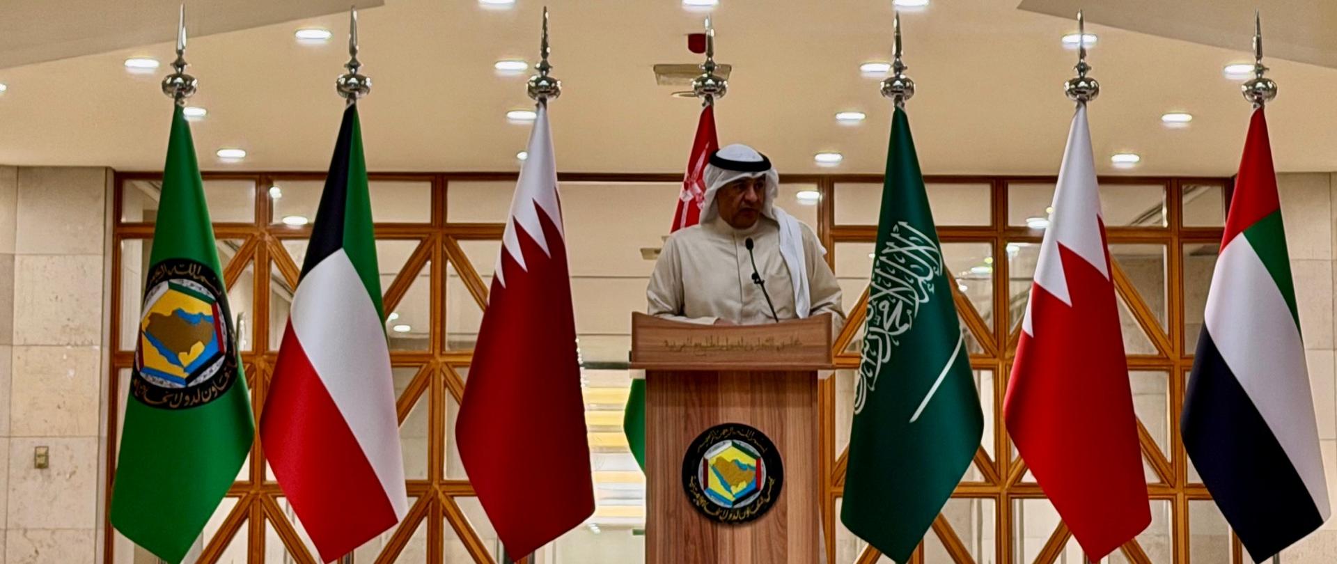 Nadzwyczajne spotkanie u Sekretarza Generalnego Rady Współpracy Zatoki. Przemówienie.