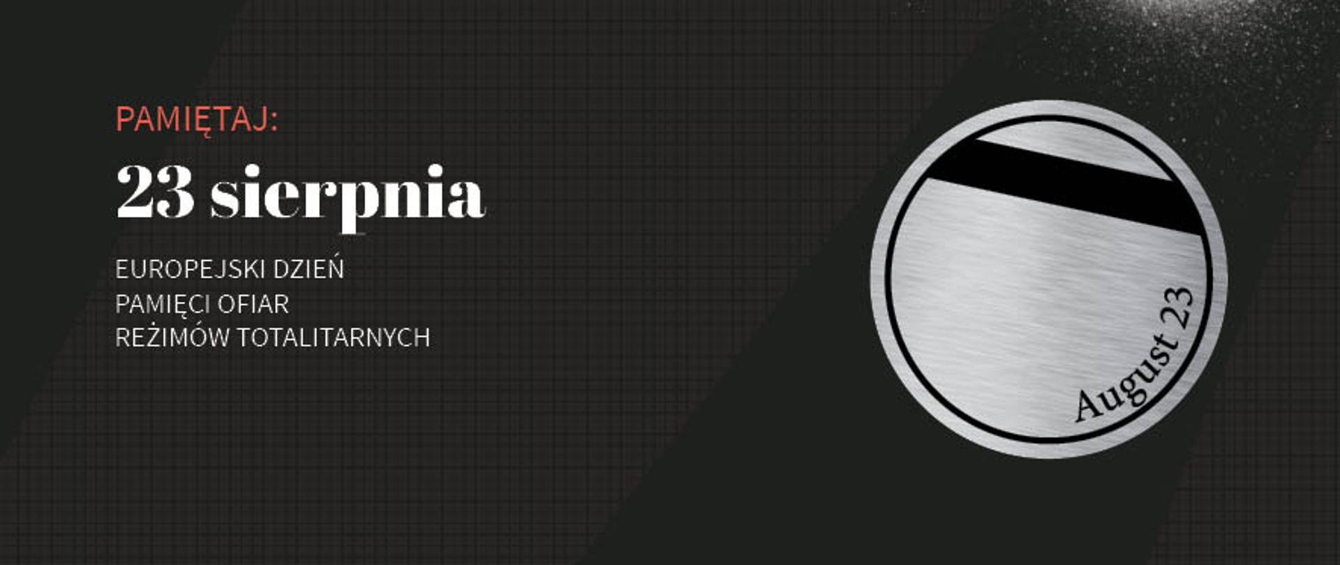 Baner - Europejski Dzień Pamięci Ofiar Reżimów Totalitarnych 