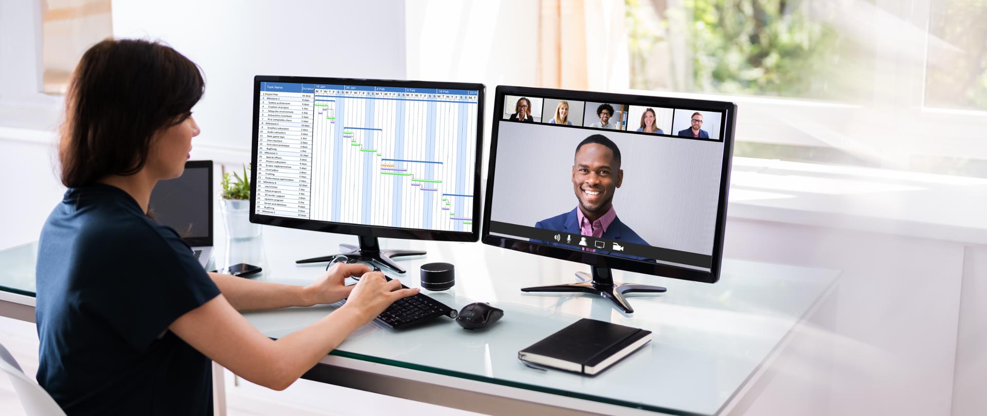 Udział w wideokonferencji 