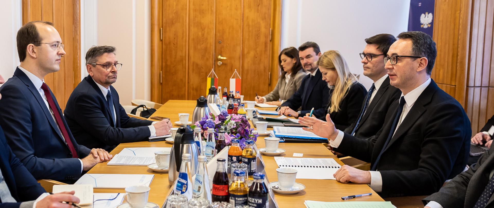 Spotkanie ministrów ds. transportu Polski i Litwy