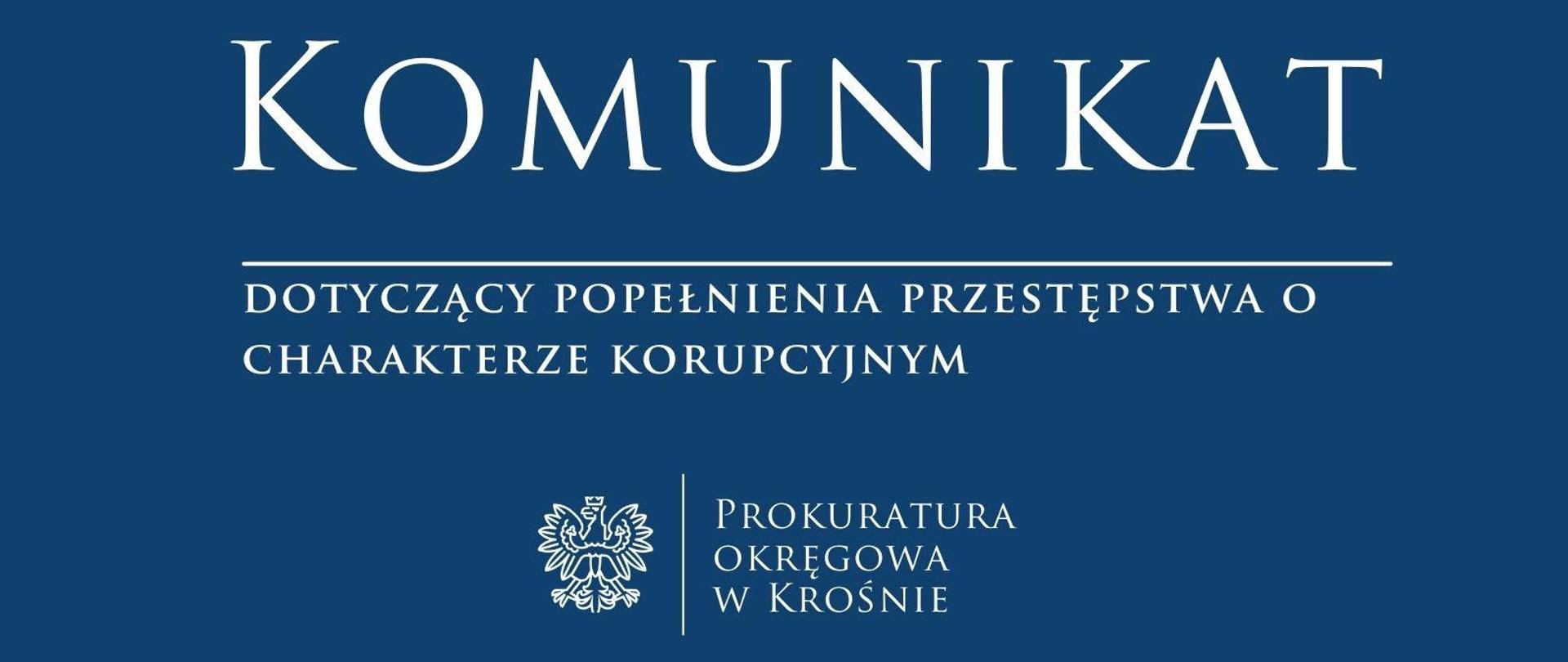 Komunikat prasowy