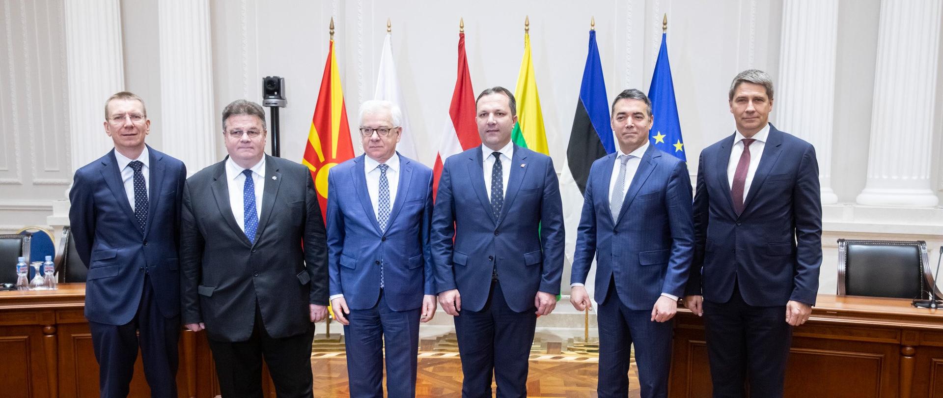 Ministrowie SZ Polski, Litwy, Łotwy i Estonii