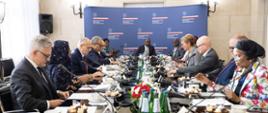 Minister Zbigniew Rau meets with ambassadors from sub-Saharan Africa accredited to Poland