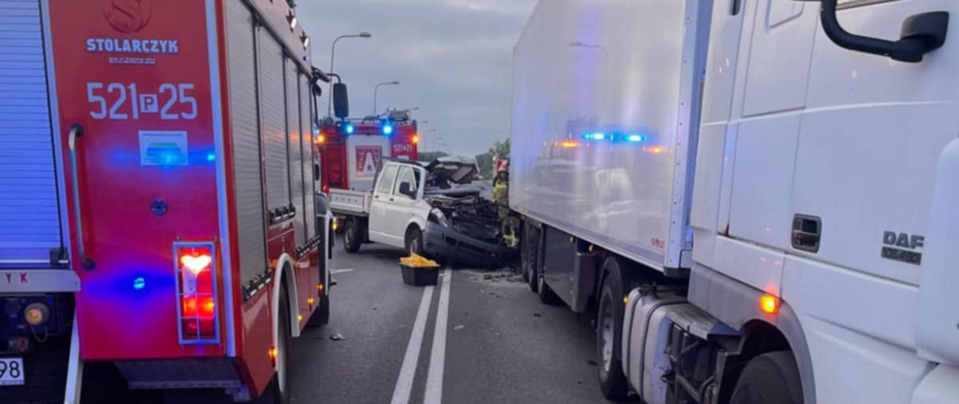 Groźny wypadek na ul. Łukowskiej w Obornikach na DW178 
