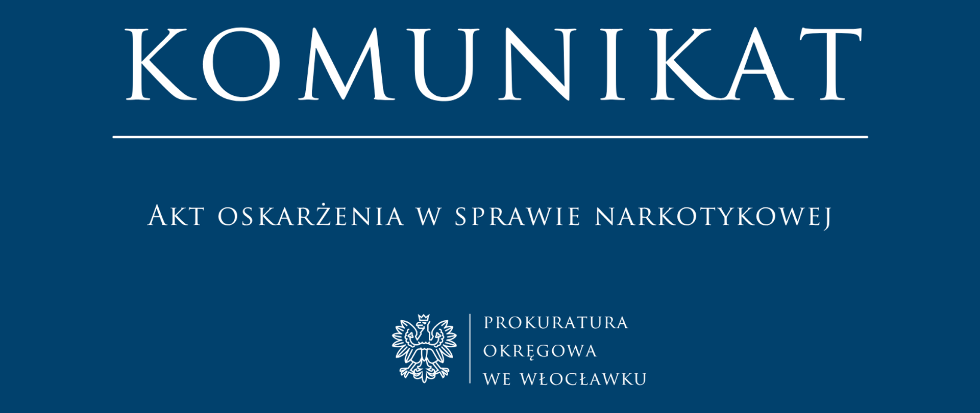 Akt oskarżenia w sprawie narkotykowej