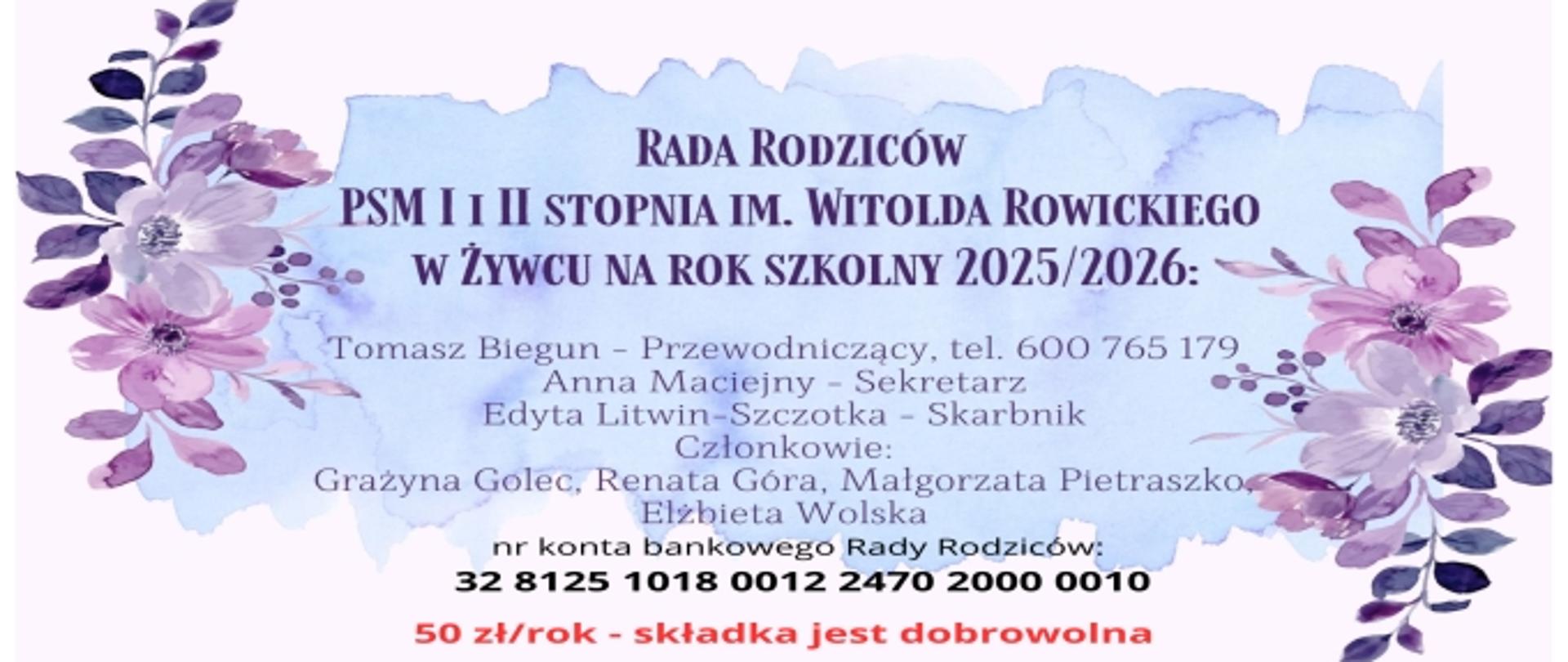plakat Rada rodziców