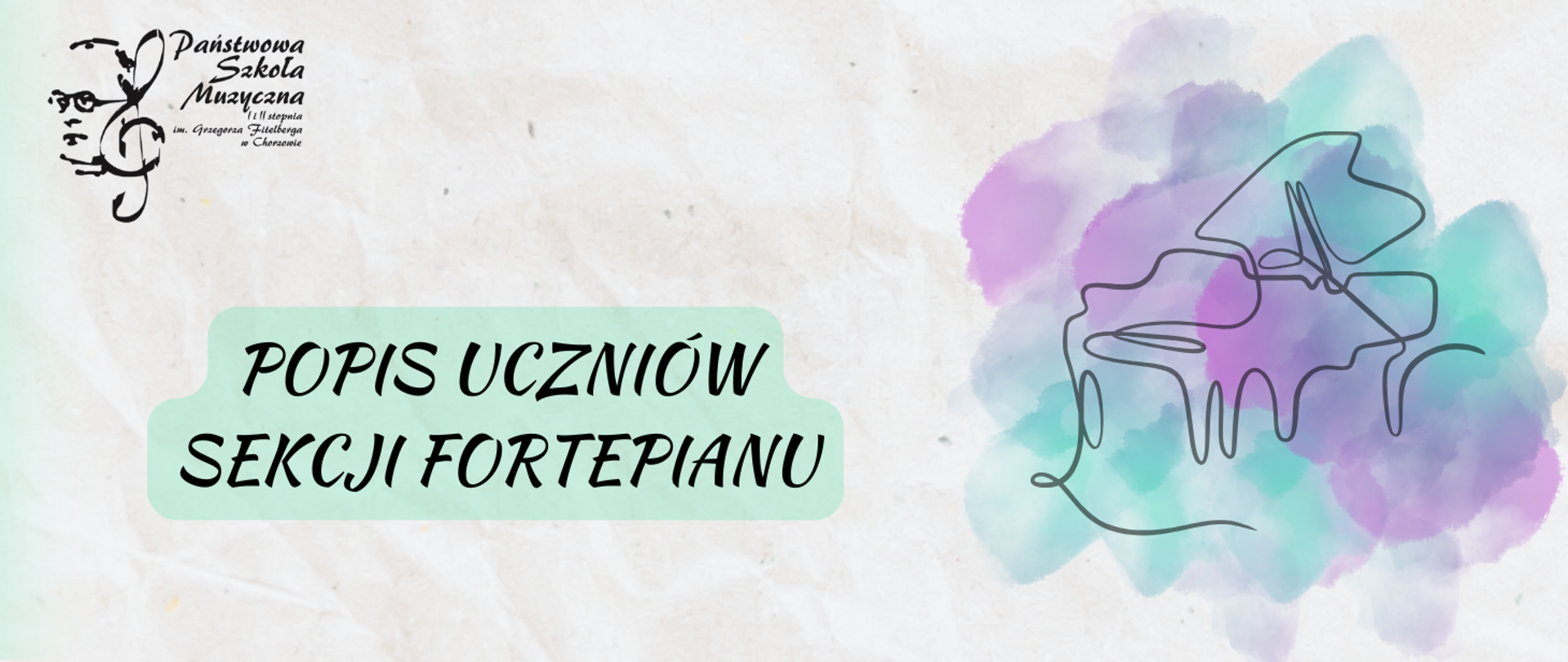 Popis uczniów sekcji fortepianu