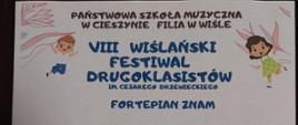 Dyplom Złoty Jacek Skupień VIII Wiślański Festiwal Drugoklasistów