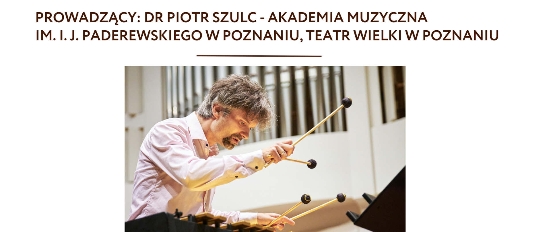 Zawartość, jak w treści, zdjęcie prowadzącego warsztaty.