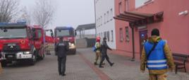 Ćwiczenia ratowniczo-gaśnicze na terenie Akademii Wymiaru Sprawiedliwości w Kaliszu