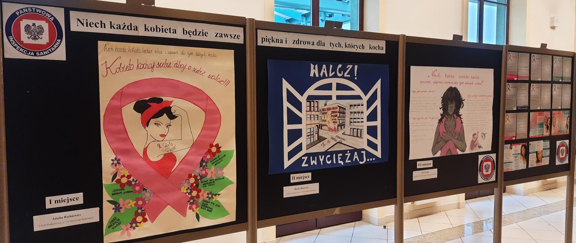 Profilaktyka raka piersi - rozstrzygnięcie konkursu plastycznego „Niech każda kobieta będzie zawsze piękna i zdrowa dla tych, których kocha”
