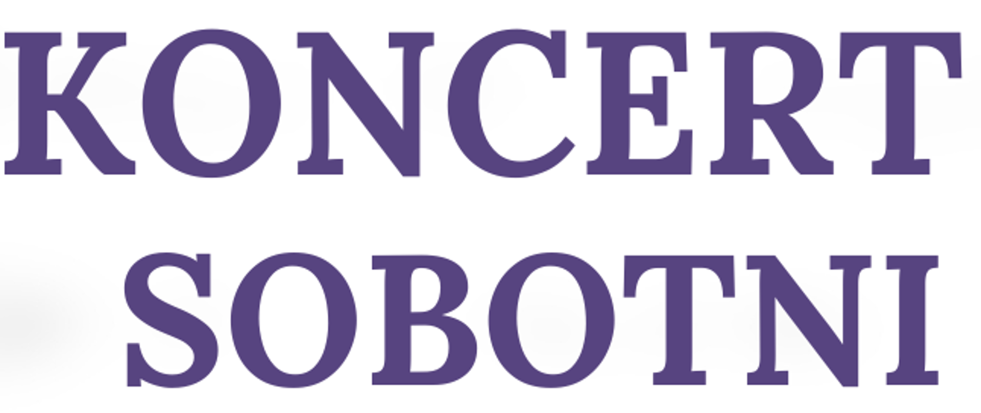 Na zdjęciu po lewej stronie znajduje się pięciolinia z kluczem wiolinowym i nutami w orientacji pionowej. Po prawej stronie widnieje napis „Koncert sobotni". Poniżej podano datę wydarzenia – 18.04.2026 oraz godzinę - 11:00. Na dole podano miejsce koncertu – Sala koncertowa oraz napis Serdecznie Zapraszamy.