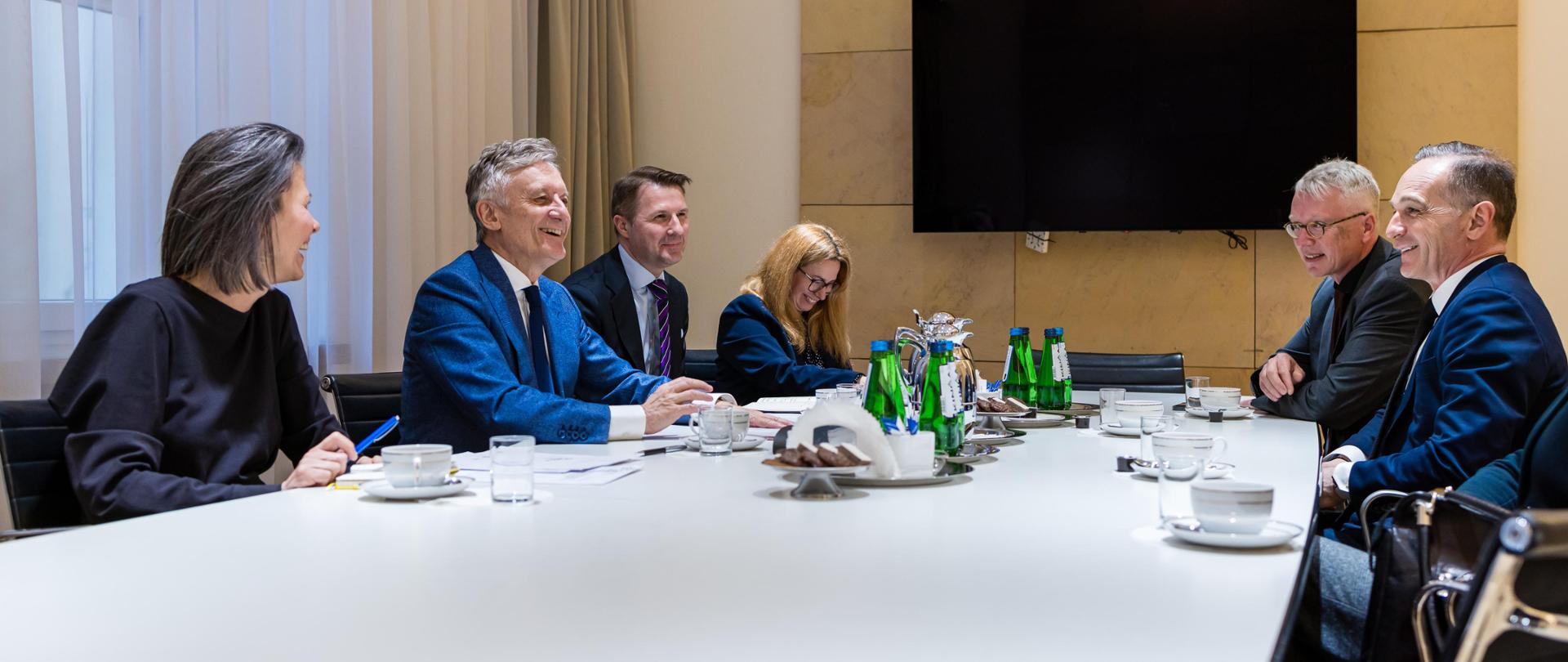 Spotkanie wiceministra Marka Prawdy z przewodniczącym Niemieckiego Instytutu Spraw Polskich