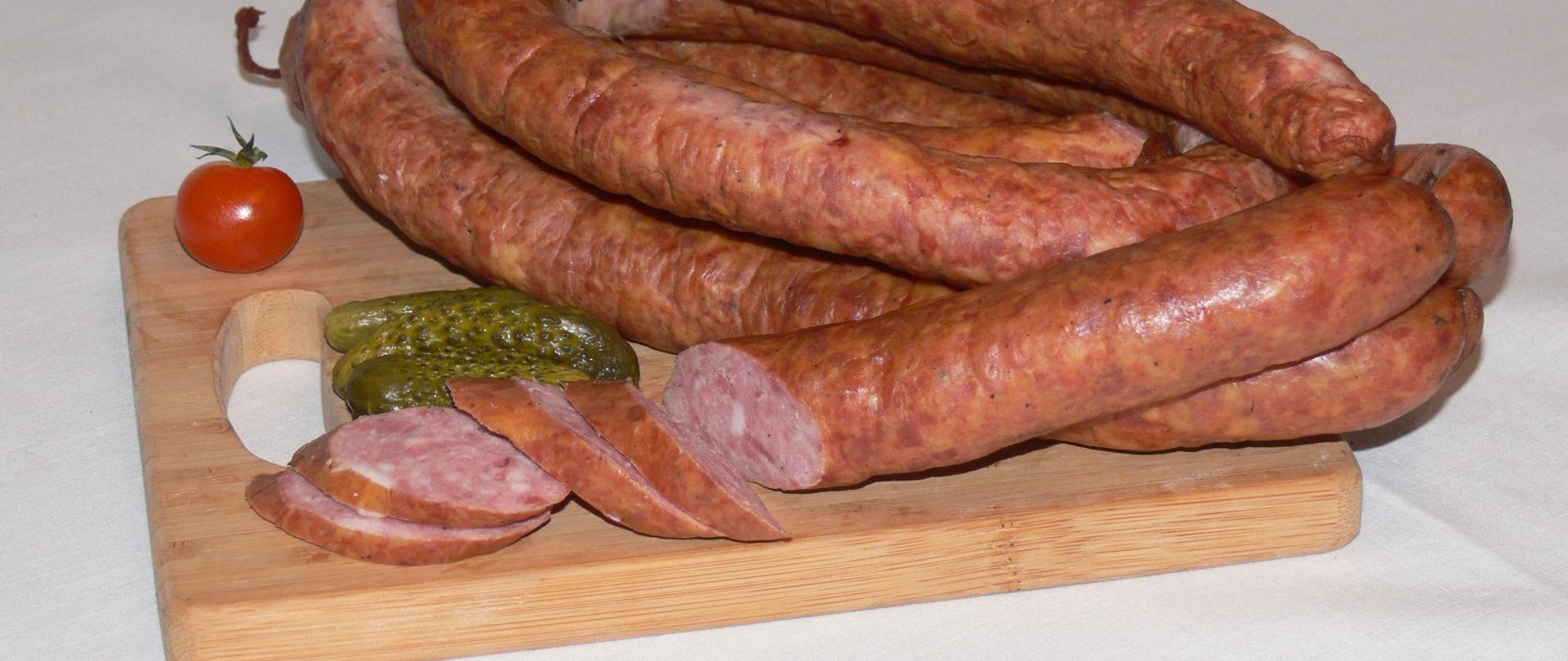 kiełbasa Nadolska tradycyjnie wędzona