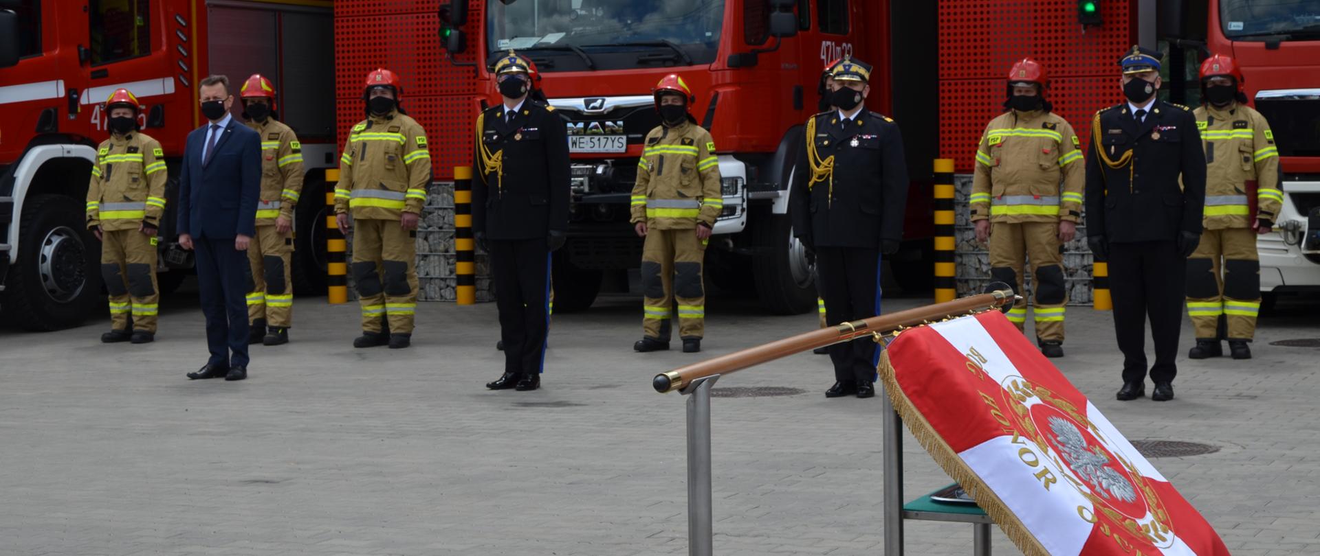 Nadanie sztandaru Komendy Powiatowej PSP w Legionowie