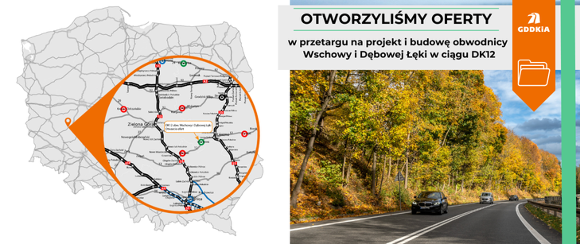 grafika z mapą pokazującą lokalizację inwestycji