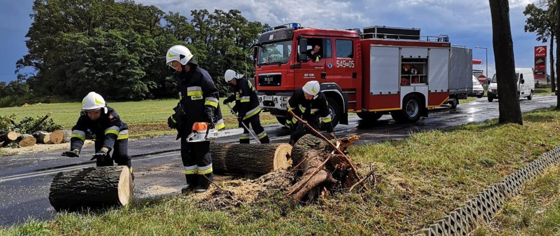 Skutki burzy w powiecie ostrzeszowskim