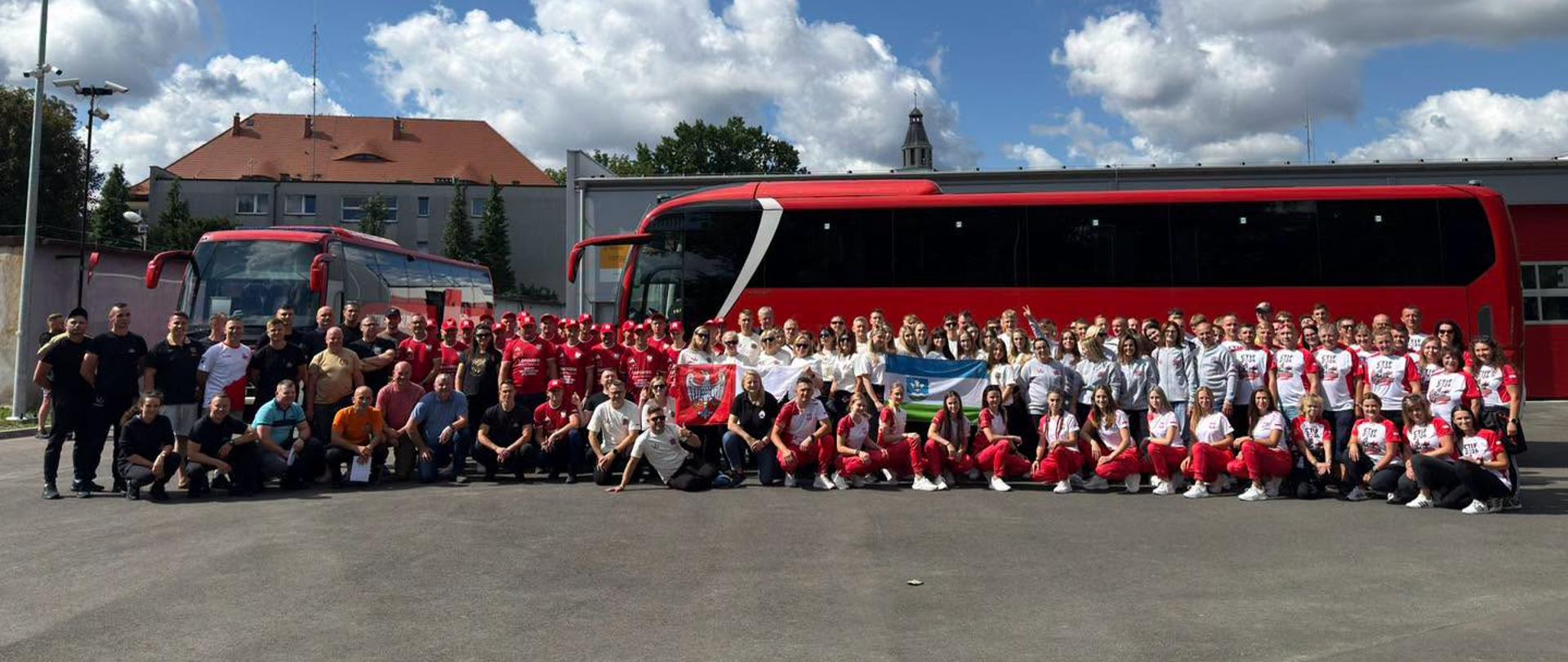 Polska reprezentacja OSP i PSP z woj. wielkopolskiego na Międzynarodową Olimpiadę CTIF do Austrii