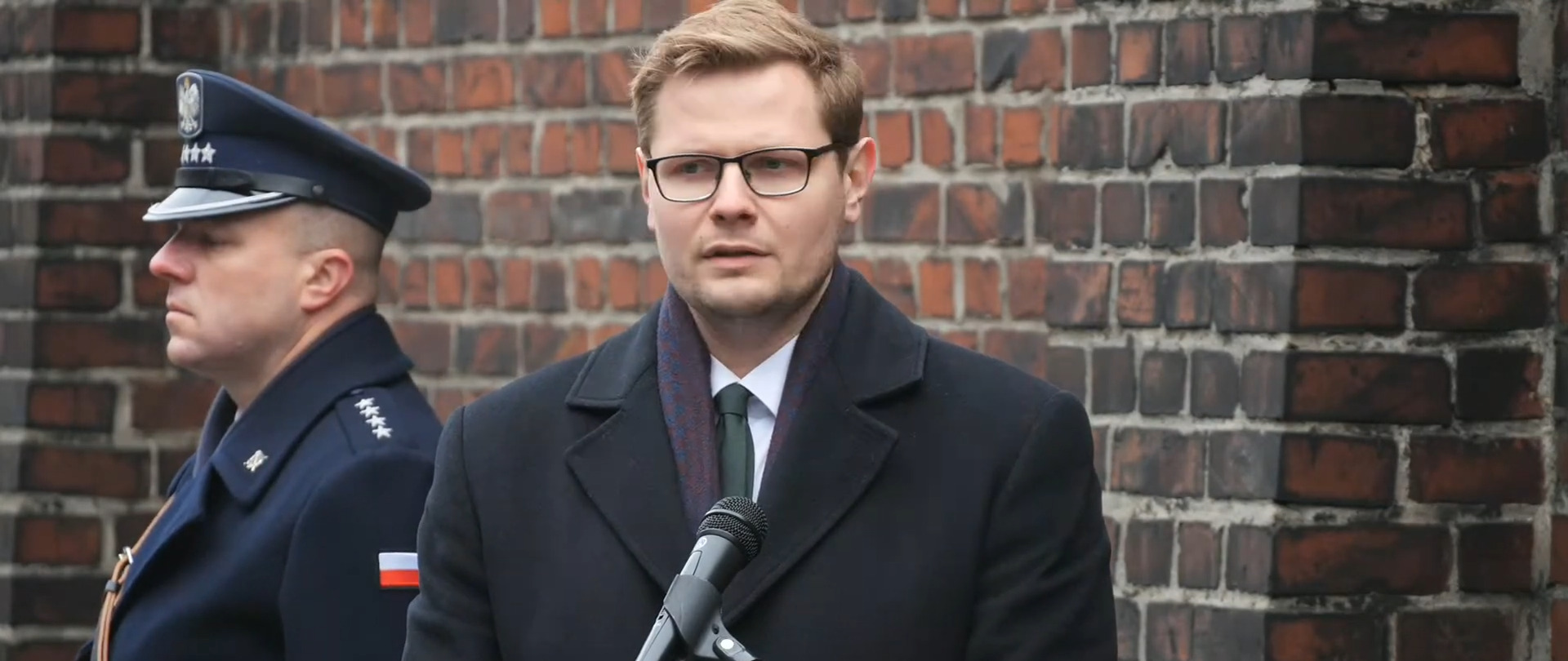 Wiceminister Michał Woś. 