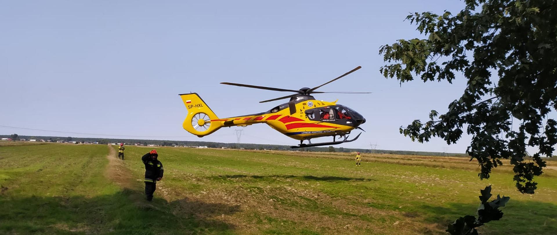 Wypadek Wola Solecka LPR śmigłowiec
