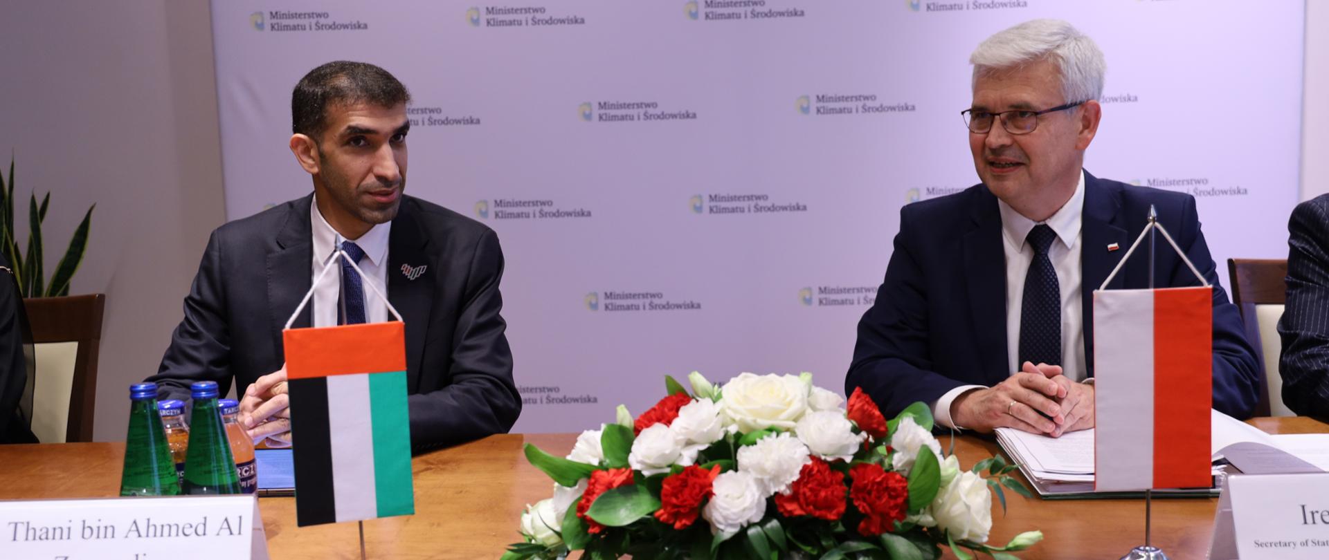 Spotkanie Wiceministra Ireneusza Zyski z delegacją ZEA