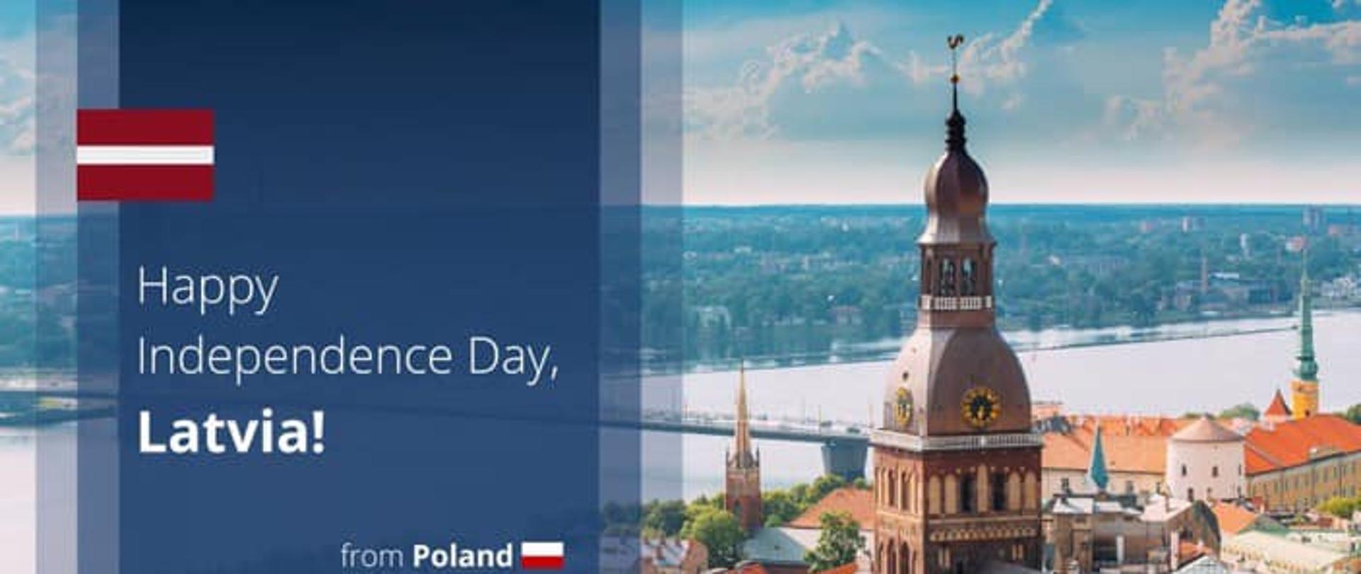 Życzenia z okazji 105 rocznicy uzyskania Niepodległości